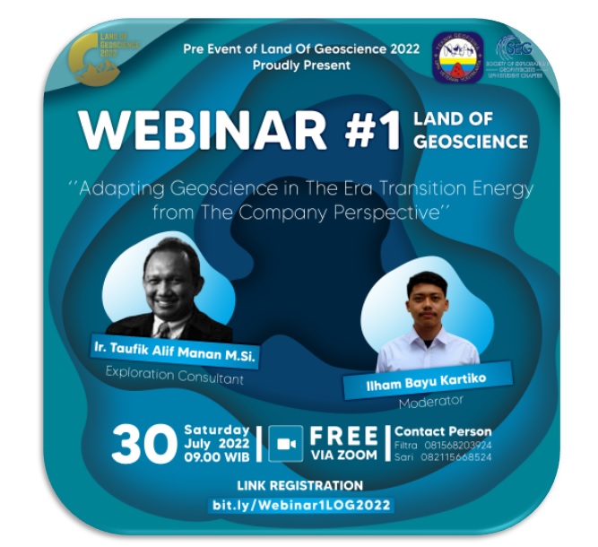 HMTGF dan SEGSC UPNYK Mengadakan Webinar #1 LOG 2022