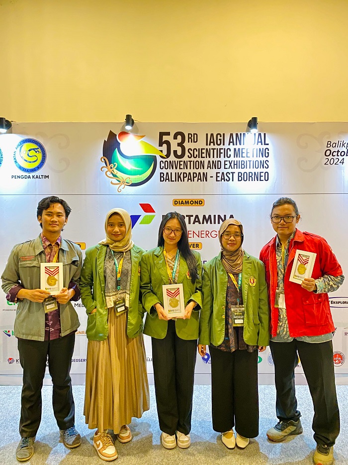 Mahasiswa Geofisika Berprestasi dalam Forum IAGI Convex ke-53 Ahli Geologi